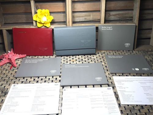 2002 2003 bentley arnage r owners manual +service book &amp; vouchers (full set) oem