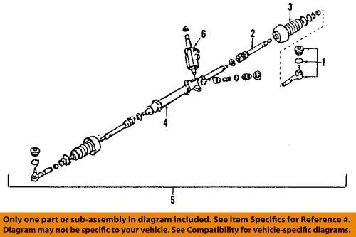 Subaru oem 92-97 svx steering gear-inner tie rod 34140pa010