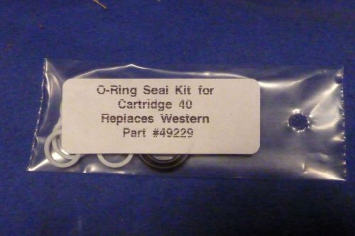 Western  49229,western snow plow # 40 cartridge valve seal kit,new