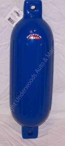 Blue boat fender 4.5&#039;&#039; x 16&#039;&#039; bumper vinyl docking new
