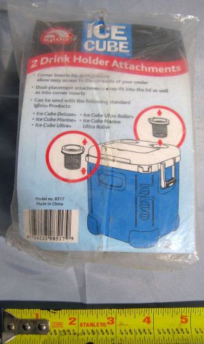 Igloo 8517 ice cube deluxe, marine, ultra boat cooler drink holder attachments