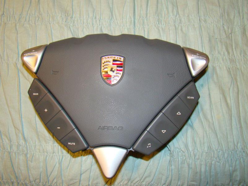 Find PORSCHE OEM CAYENNE STONE GRAY COLOR TIPTRONIC STEERING WHEEL