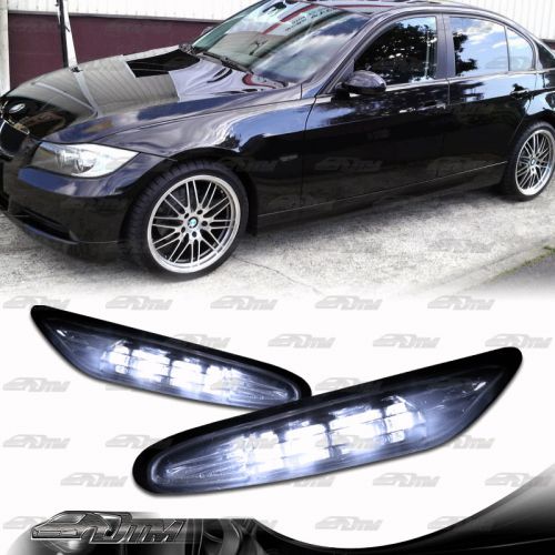 Find 20062012 BMW E90 Smoked Lens White LED Side Marker Replacement Light Lamps in Rowland