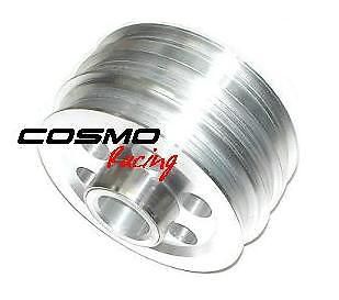 Racing lightweight underdrive crank pulley fits nissan 240sx s13/s14 2.4l 91-98
