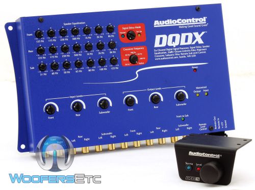 Audiocontrol dqdx blue car pro 6-channel digital signal processor equalizer new