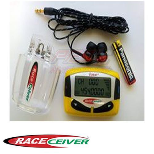 Raceceiver race scanner race radio receiver w ear buds mca circle track yp1600