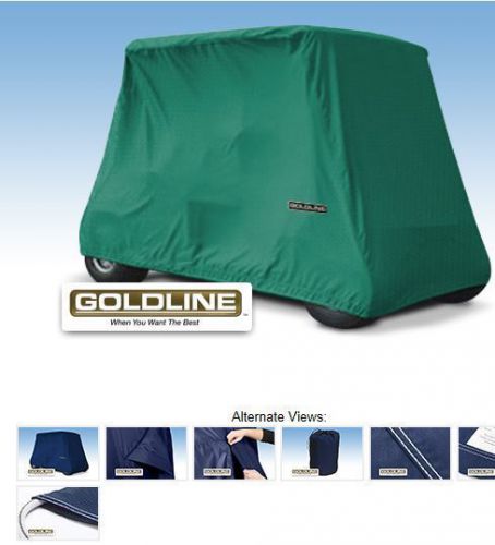 Goldline premium 4 person passenger golf car cart storage cover, teal