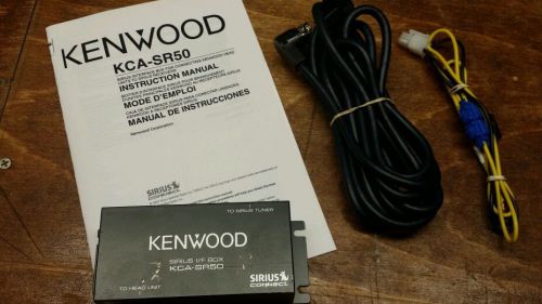 Kenwood kca-sr50 kcasr50 sirius xm connect satellite for use with sc-c1 scc1