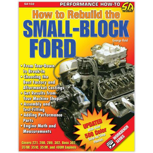 Sa designs sa102 book - ford how to rebuild the small block ford