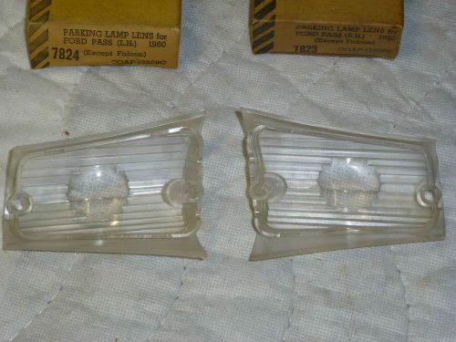 1960 ford parking lens r/h and l/h side nos (exc. falcon)