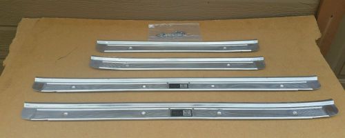 1979 1985 cadillac door sill step plate trim molding interior by fleetwood nice