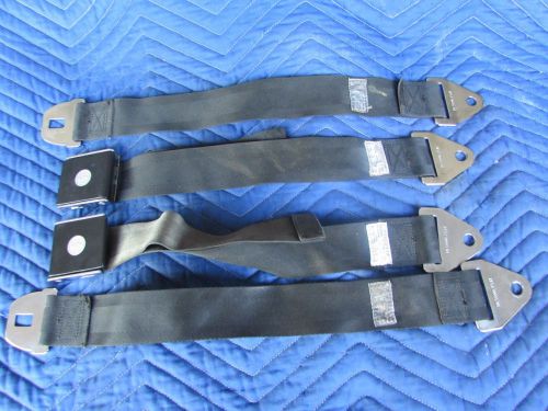 64 corvette original black seat belts 64 65 66