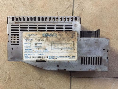 03 04 05 06 saab 9-3 radio amplifier under seat pioneer 12800531