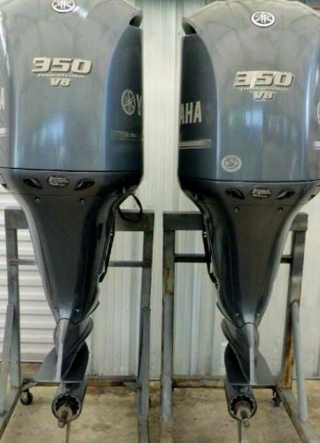 Pair of yamaha outboard f350hp 25" shaft v8 motor