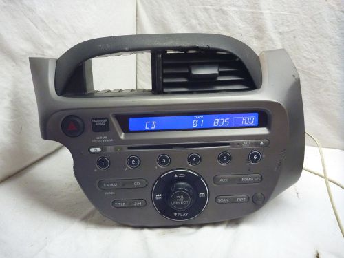 09 10 11 Honda Fit Radio Cd MP3 Player & Theft Code 39100-TK6-A013  C45998, image 1