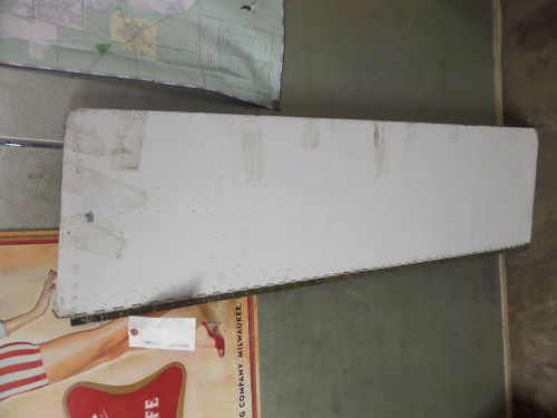 Twin cessna 414 421 aircraft left side outboard wing flap and hinge