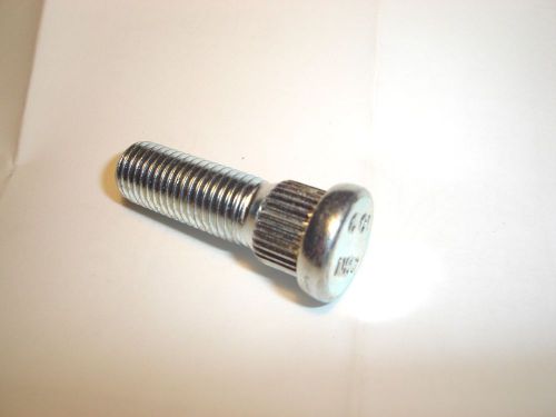 Wheel stud bolt for polaris #7519753, press fit new m12x1.5x40.47/39.70 zinc pl