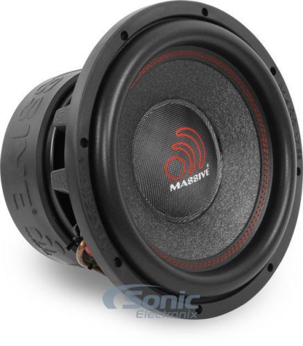 2) massive audio hippo-122 12" 2000w rms hippo series dual 2 ohm car subwoofers