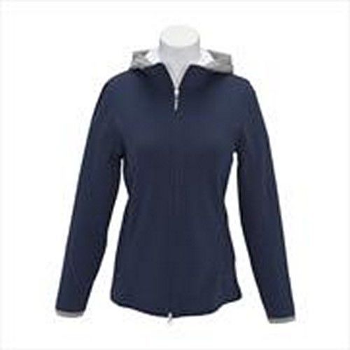 Bmw genuine logo oem factory ladies' womens hooded sweat jacket / s small