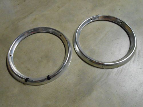 1964 ford galaxie oem original taillight trim rings bezels
