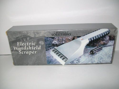 Perfect solutions electric windshield scraper 4" w x 1 3/4"d x 10 3/4" l new