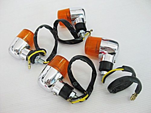 Yamaha rs100 ls2 ls3 rd125 rd200 amber turn signal 12v. 4pcs