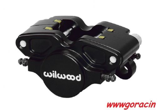 Wilwood gp 200 aluminum black brake caliper,fits .25&#034; rotor 1.23&#034; pad area -