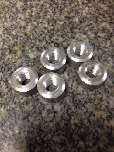 Aluminum (5 pcs.) 1/8" npt pipe thread fitting weld bung
