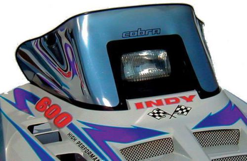 Powermadd - 11121 - cobra windshield, 11.5in. - chrome