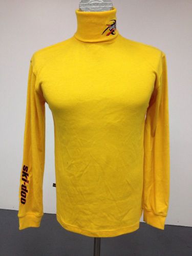 Ski doo x team long sleeve turtle neck shirt yellow size medium