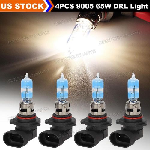 Find 4pcs 9005 H10 HB3 Daytime Running DRL Light Halogen Bulb Ultra Bright 5500K in Milpitas