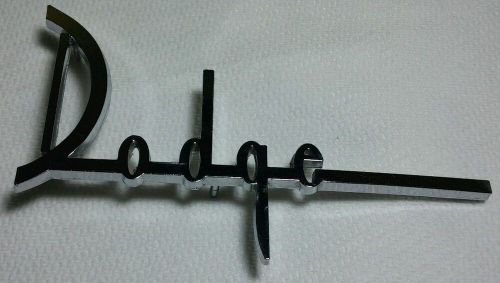 1960 dodge dart/phoenix/pioneer/seneca trunk emblem
