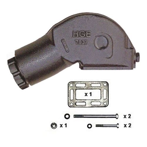 Volvo penta 4.3l v6 marine exhaust riser elbow 857037-6 1979-1993 hge 7037