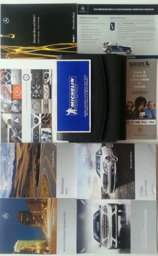 Mercedes benz c class 2010 owner's manual set