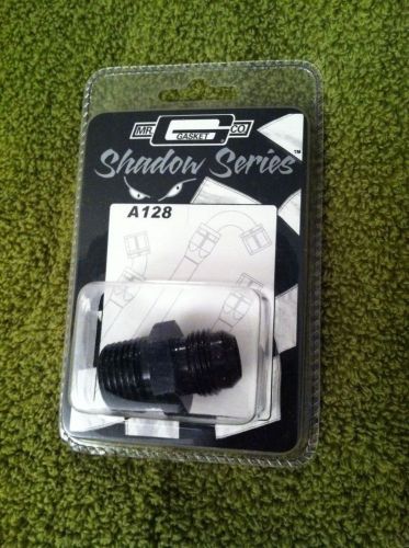 Ntb mr. gasket shadow series a128 pipe to an straight 1/2" to -8
