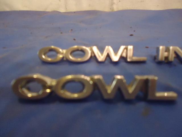 Chevelle/El Camino/Camaro chrome Cowl Induction emblems!!!!, US $19.00, image 2