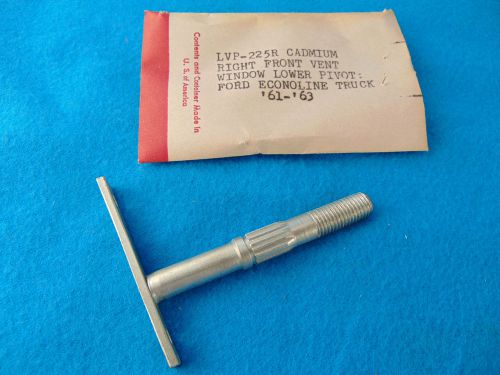 Nos rh vent window pivot 1961 1962 1963 econoline falcon club wagon 61 62 63