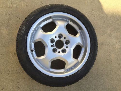 Bmw oem e36 m3 contour 17 spare wheel and michelin pilot tires