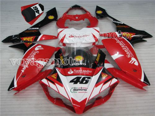 Red white black fairing fit for yamaha yzf r1 07 08 injection molding abs set 18
