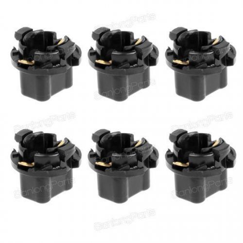 6x t10 light instrument panel indicator led connector 5/8'' socket for pontiac
