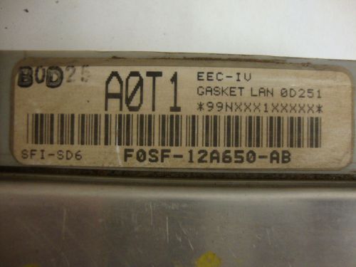 1990 lincoln continental ecu engine computer f0sf 12a650 ab