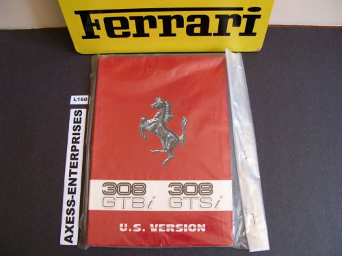1981 - 1982 ferrari 308 gtbi gtsi owners instructions manual book booklet # l160