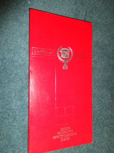 1990 cadillac service specifications book / original manual all models alante ++
