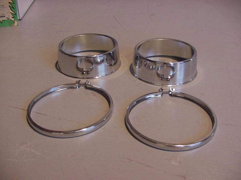   honda cb550k 1975 1976 gauge cover  chrome 