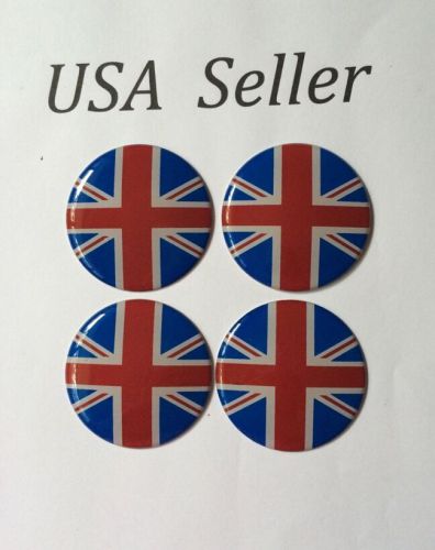 4pcs 3d mini cooper wheel center cap stickers 50mm/2"