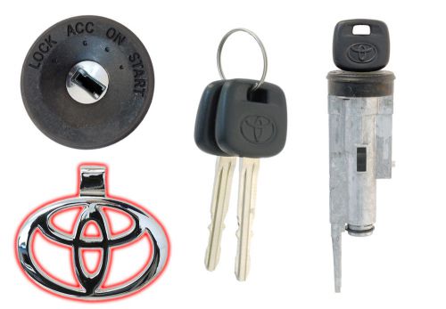 Toyota rav4 1996 1997 ignition lock cylinder w/2 new keys - dealer brand new