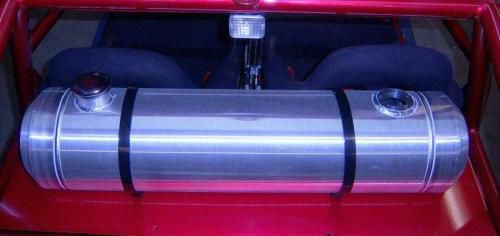 8x33 spun aluminum gas tank with fuel gauge 7 gallon