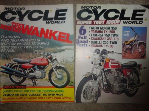Motor cycle world magazine 1975, 1975
