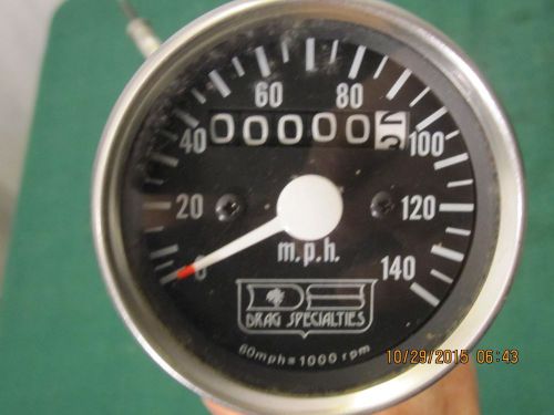 Drag specialties motorcycle speedometer
