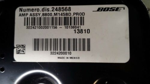 Maserati gran turismo oem bose radio stereo amp amplifier